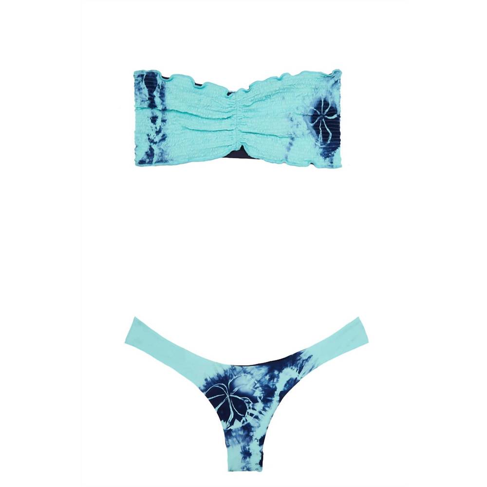 NEW CHARMOSA katia bikini set in aruba hand dyed